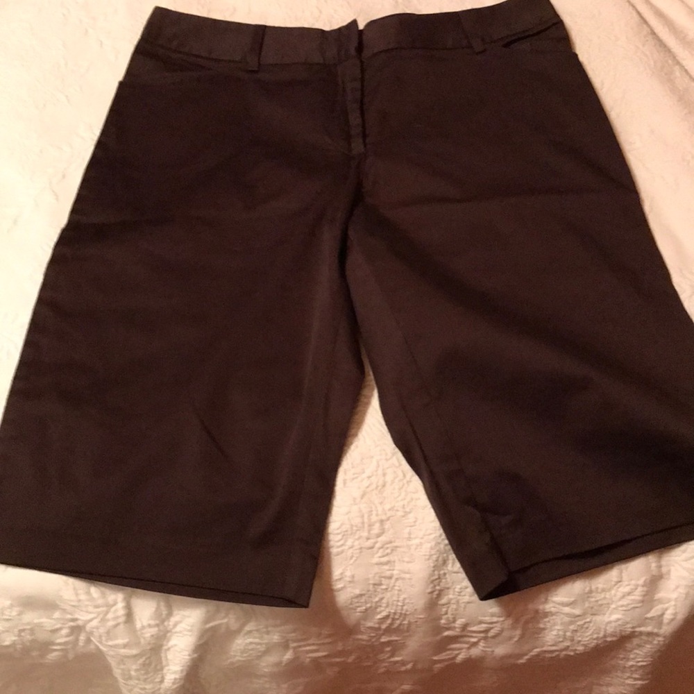 Chocolate brown Bermuda shorts